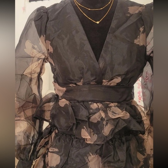 Eid Bloom Tiered Mini Dress - Picture 2 of 2